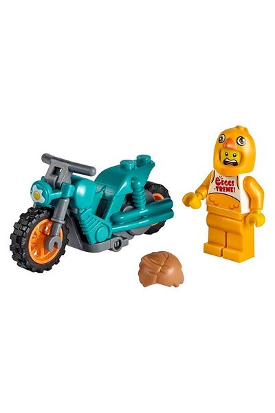 LEGO City Chicken Demonstration Motorcycle 60310 Building Set; Fun Cool Toy (10 Pieces)