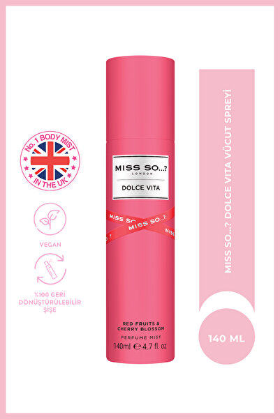 So Fragrance Miss So…? Dolce Vita Vücut Spreyi 140ml
