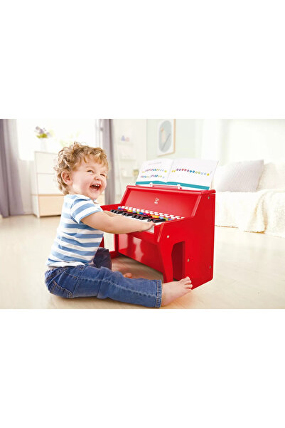 Hape PIAN ELECTRONIC ROSU CU LUMINI