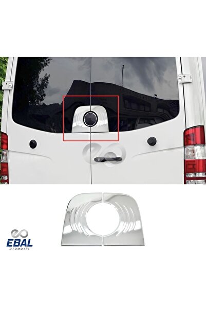 EBAL OTO AKSESUAR Vw Crafter Uyumlu Krom Arka Amblem Çerçeve 2 Parça Paslanma...