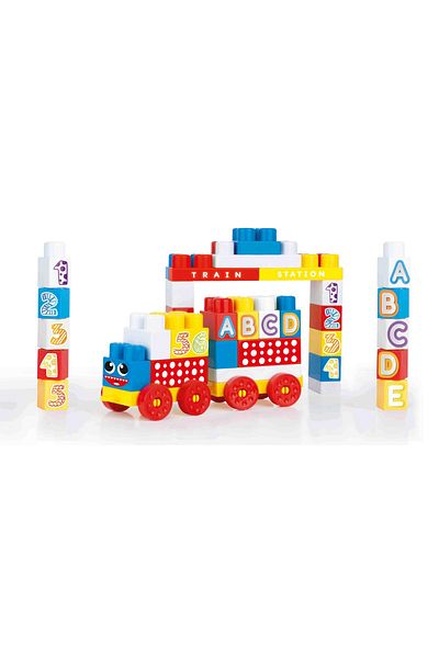 Dolu Cuburi de construit din plastic - 50 piese