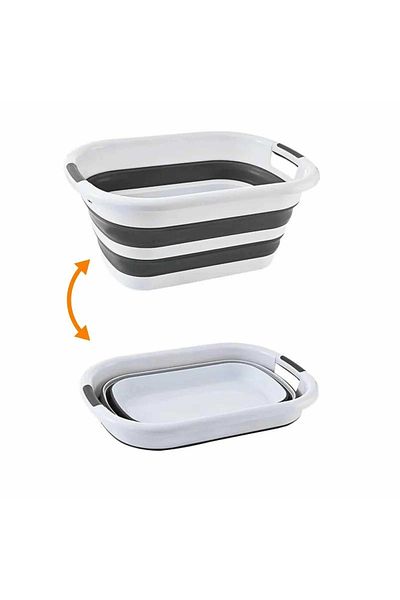Micostore Pachet: Galeata Pliabila 10l Si Cos De Rufe, Lighean Pliabil, 26l
