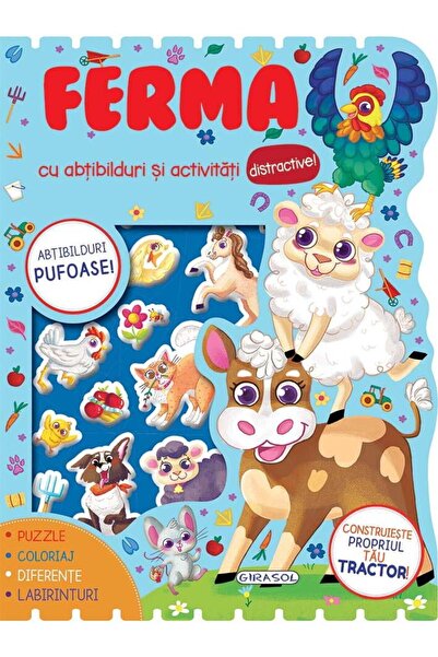 GIRASOL Nadýchané samolepky - Farma