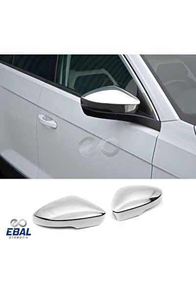 EBAL OTO AKSESUAR Vw T-roc Krom Ayna Kapağı 2 Prç 2017 Ve Üzeri Paslanmaz Çelik
