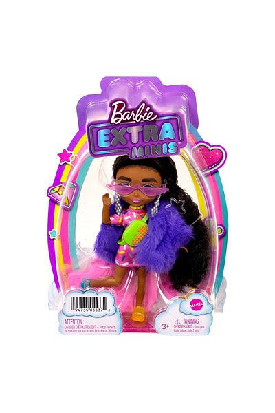 mattel Barbie Barbie Doll Extra Mini Brunette