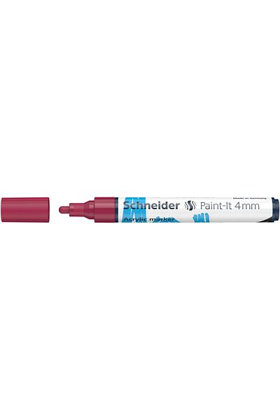 SCHNEIDER Acrylic Paint Marker, Round Tip 4 Mm, Paint-it 320, , 18 Colors