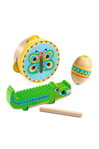 djeco Set De Instrumente Muzicale De Percutie,