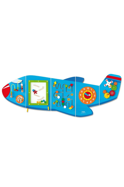 Viga Toys Jucarie De Perete Multifunctional Xxl, Avion, 180 Cm
