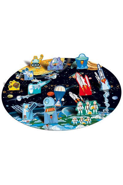 SASSI Cunoaste, Invata Si Exploreaza - Puzzle De La Pamant Pana La Luna (200 PIESE)