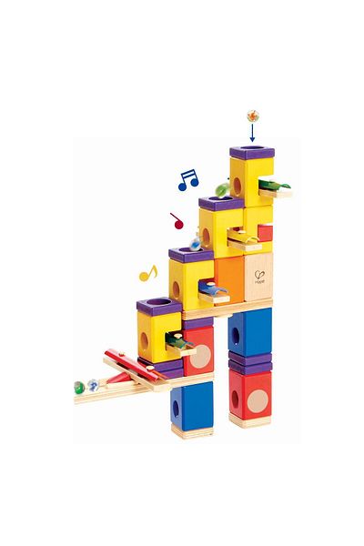 Hape Quadrilla Children's Toy - Ball Circuit - Music In Motion (97 PIECES)