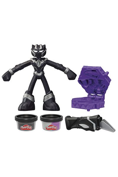 Hasbro Play-doh Marvel Flexible Figure With Accessories Black Panther 10cm