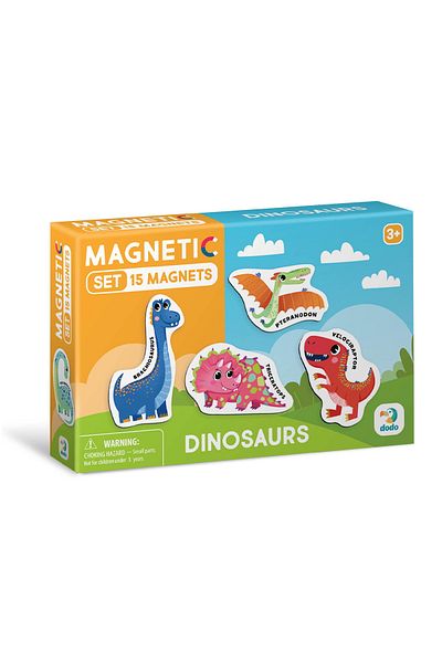 Dodo Magnet Set - Dinosaurs - Educational Toy For Children
