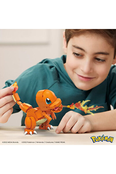 mattel Pokemon Charmander - Mega Figure Construction Set Blocks