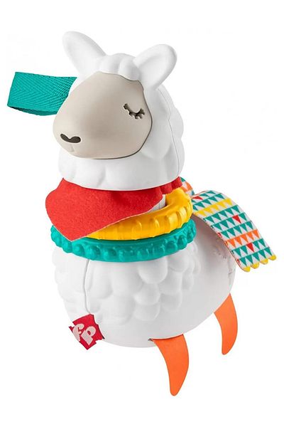 mattel Fisher Price Rattle Toys Multicolored Lama