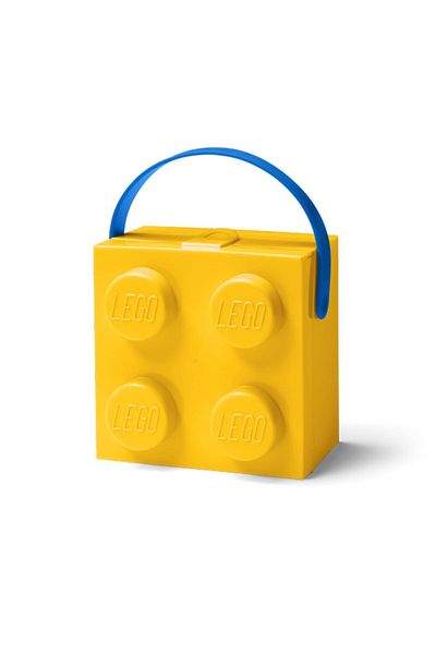 LEGO Sandwich Box 2 X 2 - Yellow, Food Containers