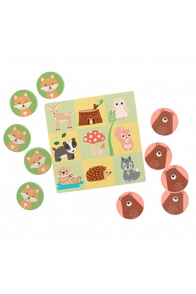 Orange Tree Toys Ξύλινο παιχνίδι Tic Tac Toe,