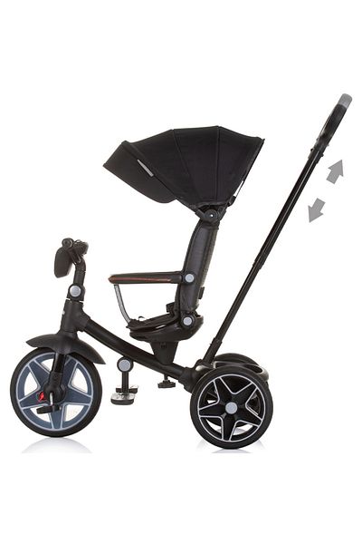 Chipolino Tricycle with canopy and reversible seat Chipolino Derby obsidian