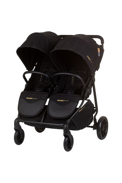 Chipolino Top Stars Obsidian Twin Stroller
