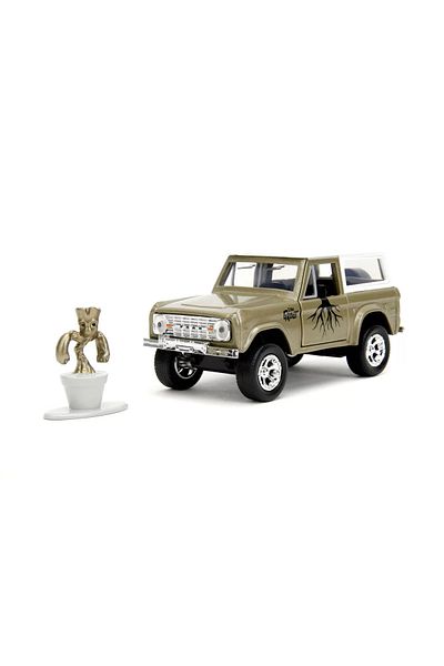 Jada Marvel Set Masinuta Metalica Ford Bronco Si Figurina Groot