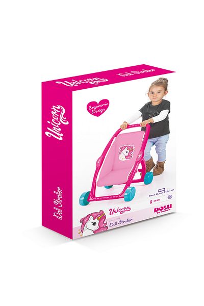 Dolu Carucior pentru papusa - Unicorn