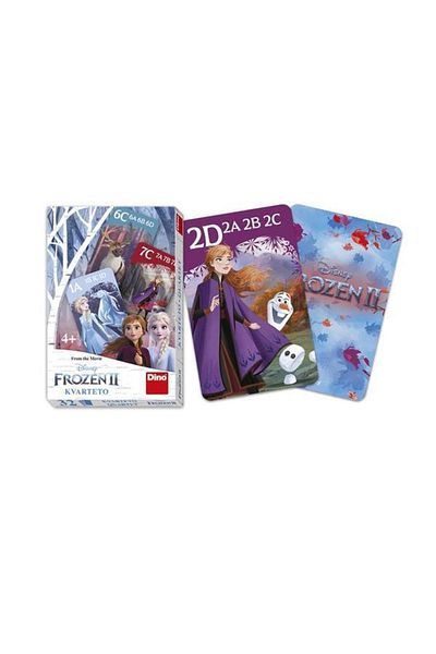 Dino Quartet Card Game - Frozen II