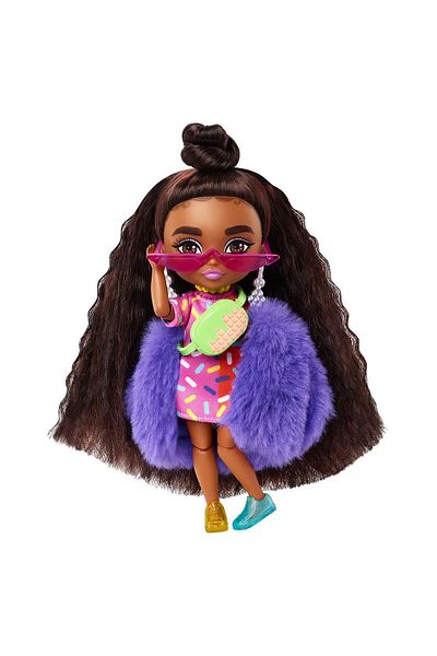 mattel Barbie Barbie Doll Extra Mini Brunette