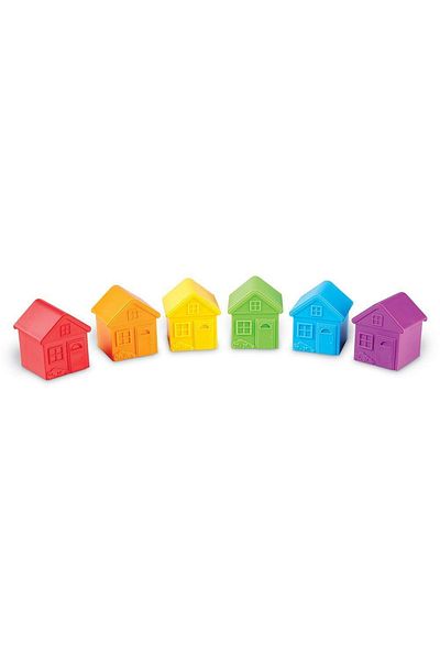 Learning Resources Sorting game - Colored houses