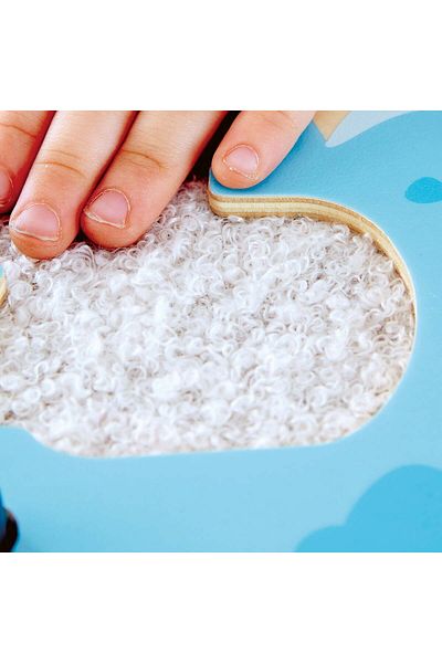 Hape Tactile Wooden Puzzle - Polar Animals