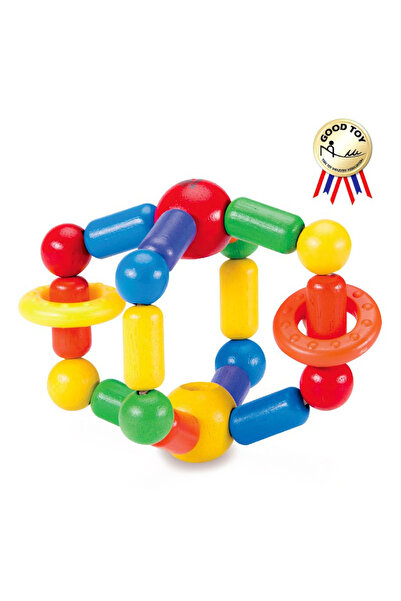 Wonderworld Zornaitoare Din Lemn Cu Inele,