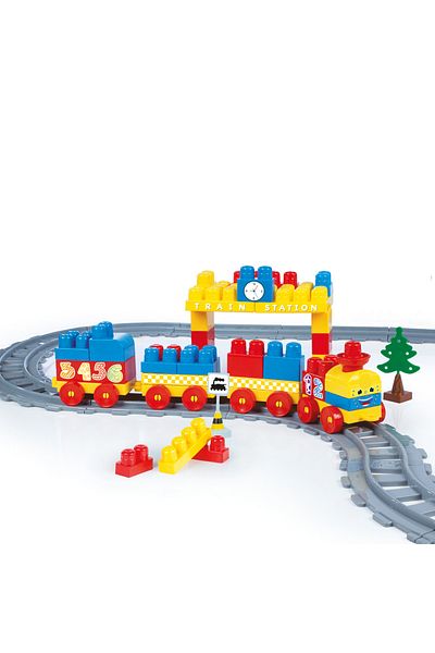 Dolu Train Set 89 Pieces 5082