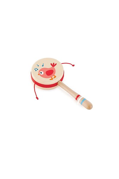 Hape Wooden Toy - Drum-sd Rattle