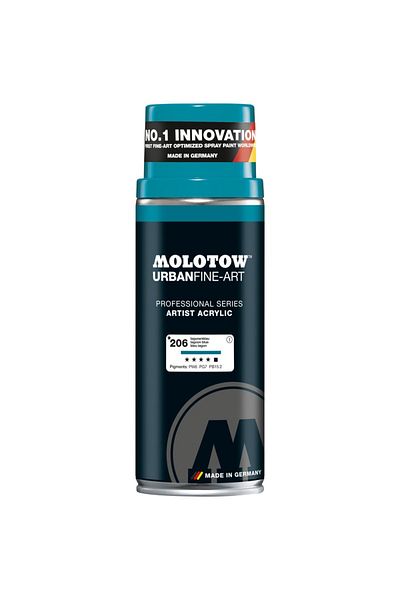 Molotow Spray Acrilic Ufa Artist 400ml Lagoon Blue