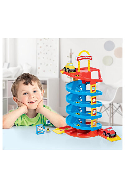 Dolu Construction game - Car track (38 pieces)