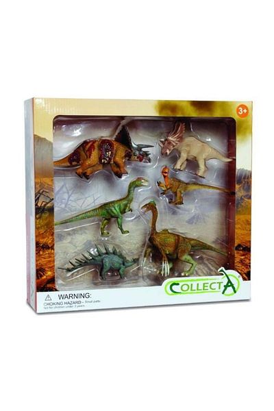 Collecta Set Of 6 Hand-painted Figurines Dinosaurs 1 89574