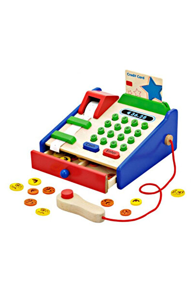 Viga Toys Casa De Marcat Din Lemn