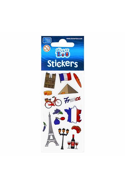 Micostore Europe and UK tourist attractions stickers, stickers for children's creative projects