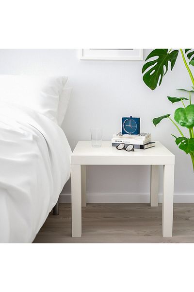 IKEA Side table, white, 55x55 cm