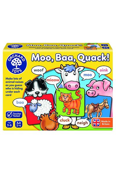 Orchard Toys Joc Educativ Moo Bee Mac Moo Baa Quack