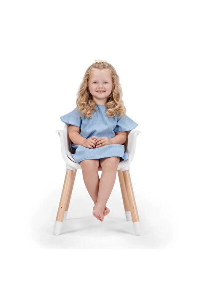 Kinderkraft Sienna Dining Chair, 2 In 1, Grey