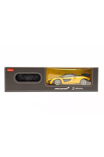 Rastar REMOTE CONTROL CAR MCLAREN SENNA YELLOW WITH SCALE 1 TO 24
