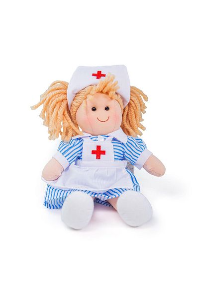 BIGJIGS Toys Papusa - Nurse Nancy