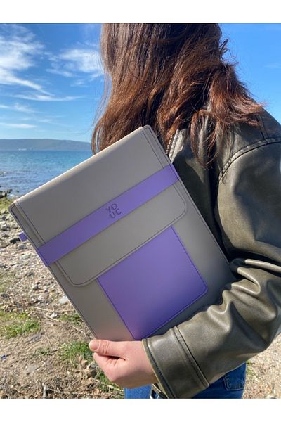 YOUC Design MacBook Pro Air Waterproof Laptop Case 13' 14' 15' inch Notebook Vegan Artificial Leather Bag