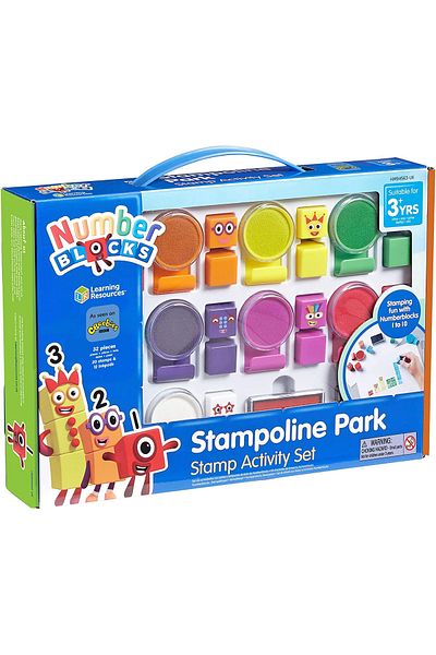 Hand2Mind Set Activitati Cu Stampile - Numberblocks