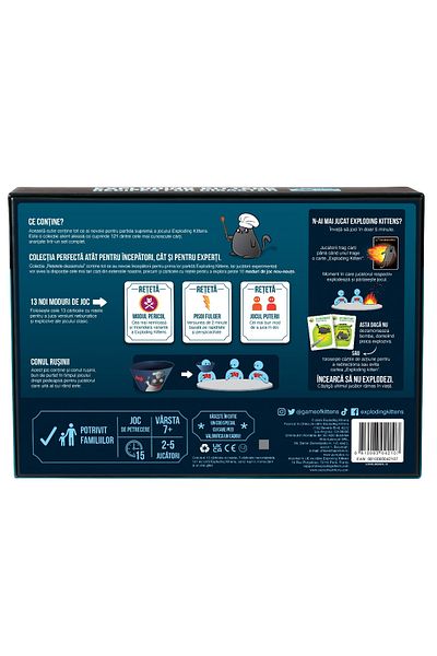 Exploding Kittens Joc de societate: Rețete pentru dezastru