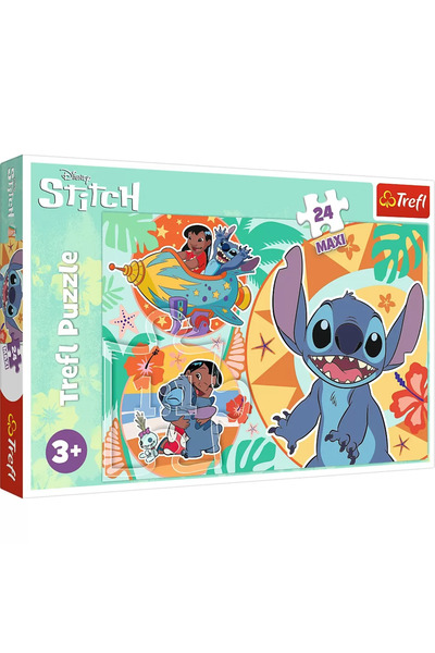 Trefl Puzzle 24 Maxi Stitch Ziua Vesela A Lui Lilo Si Stitch