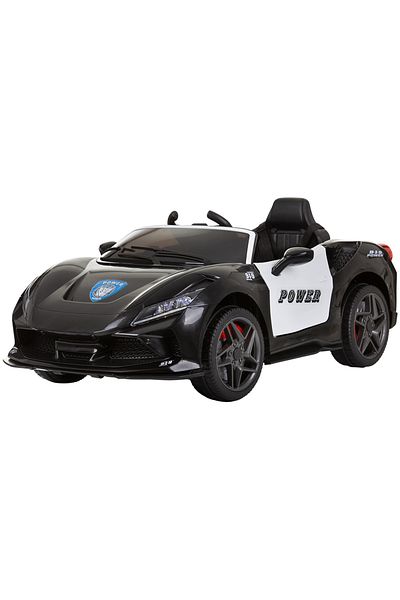 Chipolino Police Black Electric Car