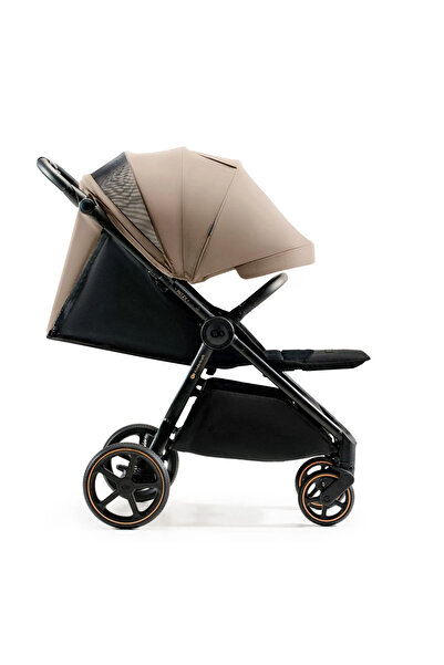 Kinderkraft Sport Stroller, Ultra Compact, Mitzy, 0-22 Kg, Linen Beige