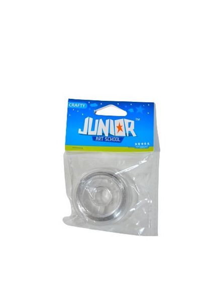 Junior Sârmă de argint pentru decorațiuni și ornamente, 10 m, accesorii de artă și meșteșuguri pentru copii