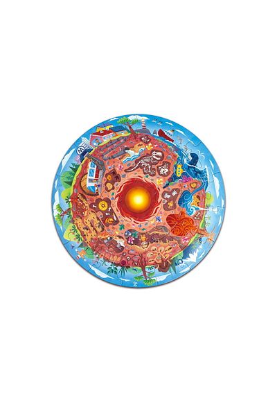 Hape Children's Archaeology Puzzle, With Led Lights (38 PIECES)