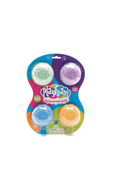 Learning Resources Playfoam - Spuma modelabila in 4 culori